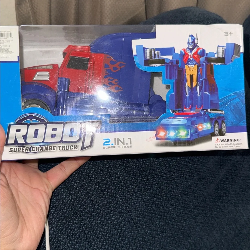 Transformers Robot Super Change Truck‎ 2 In 1 Light Up LED